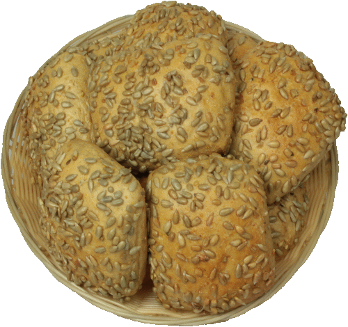 Sonnenblumenbrötchen